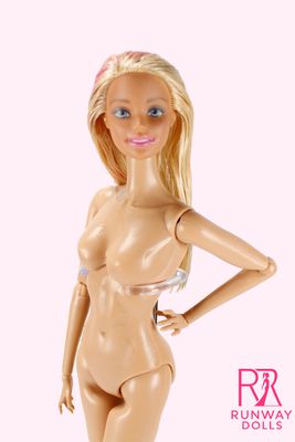 Runway Dolls: 12.5" Nude Custom Supermodel Barbie Doll