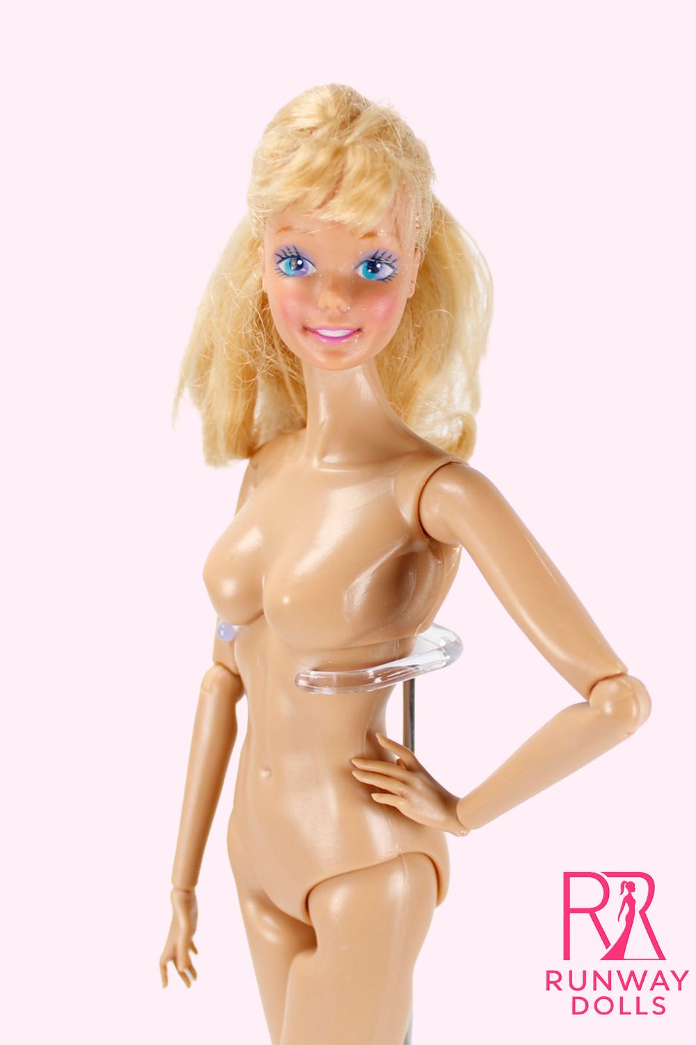 Runway Dolls: 12.5" Nude Custom Superstar Barbie Doll