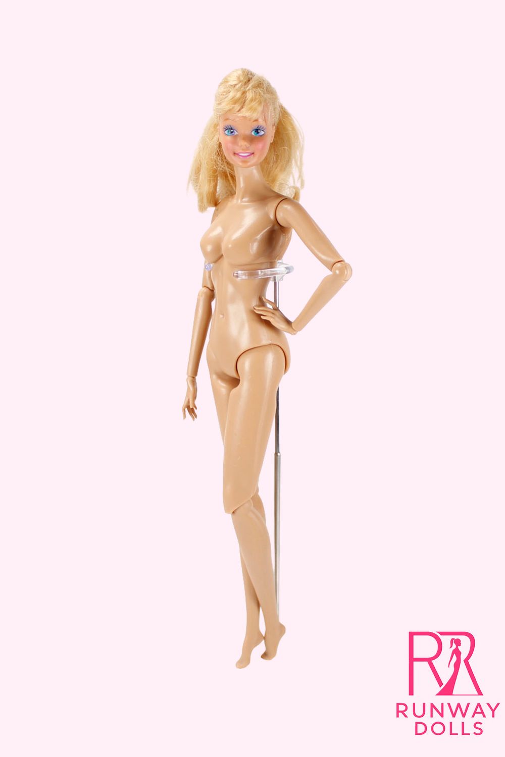 Runway Dolls: 12.5" Nude Custom Superstar Barbie Doll