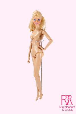 Runway Dolls: 12.5" Nude Custom Superstar Barbie Doll