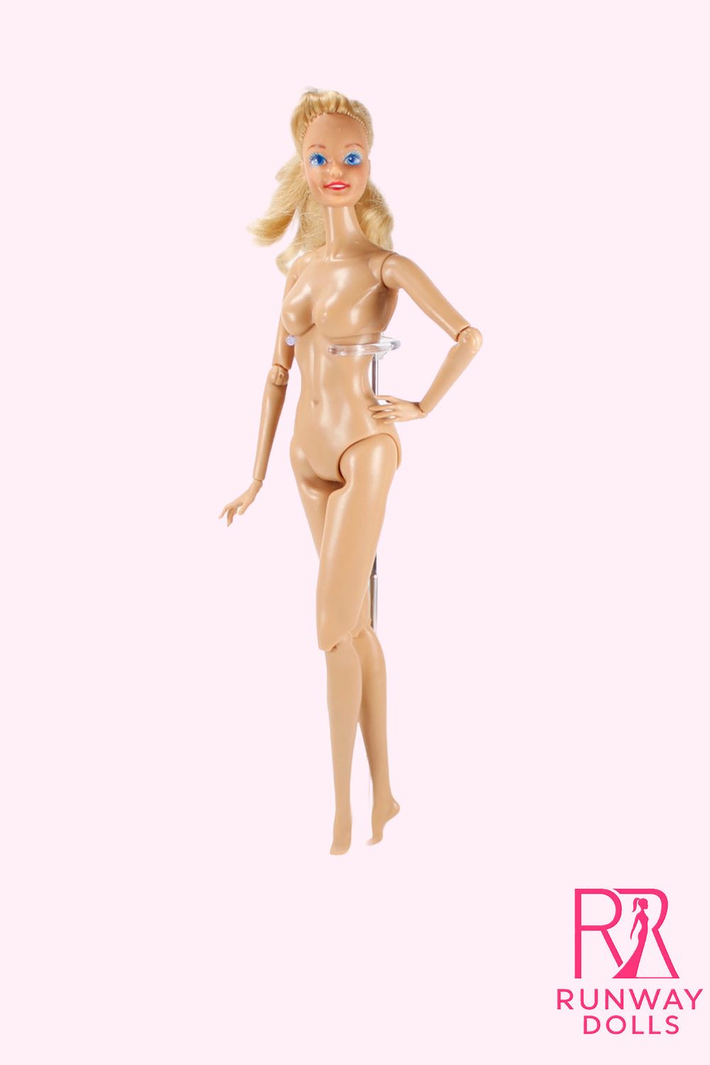 Runway Dolls: 12.5" Nude Custom Superstar Barbie Doll