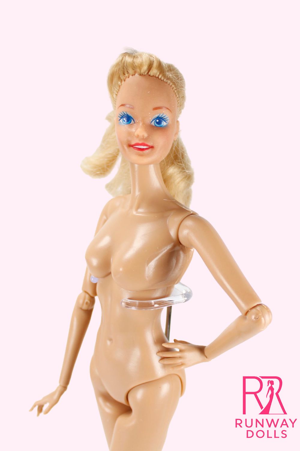 Runway Dolls: 12.5" Nude Custom Superstar Barbie Doll