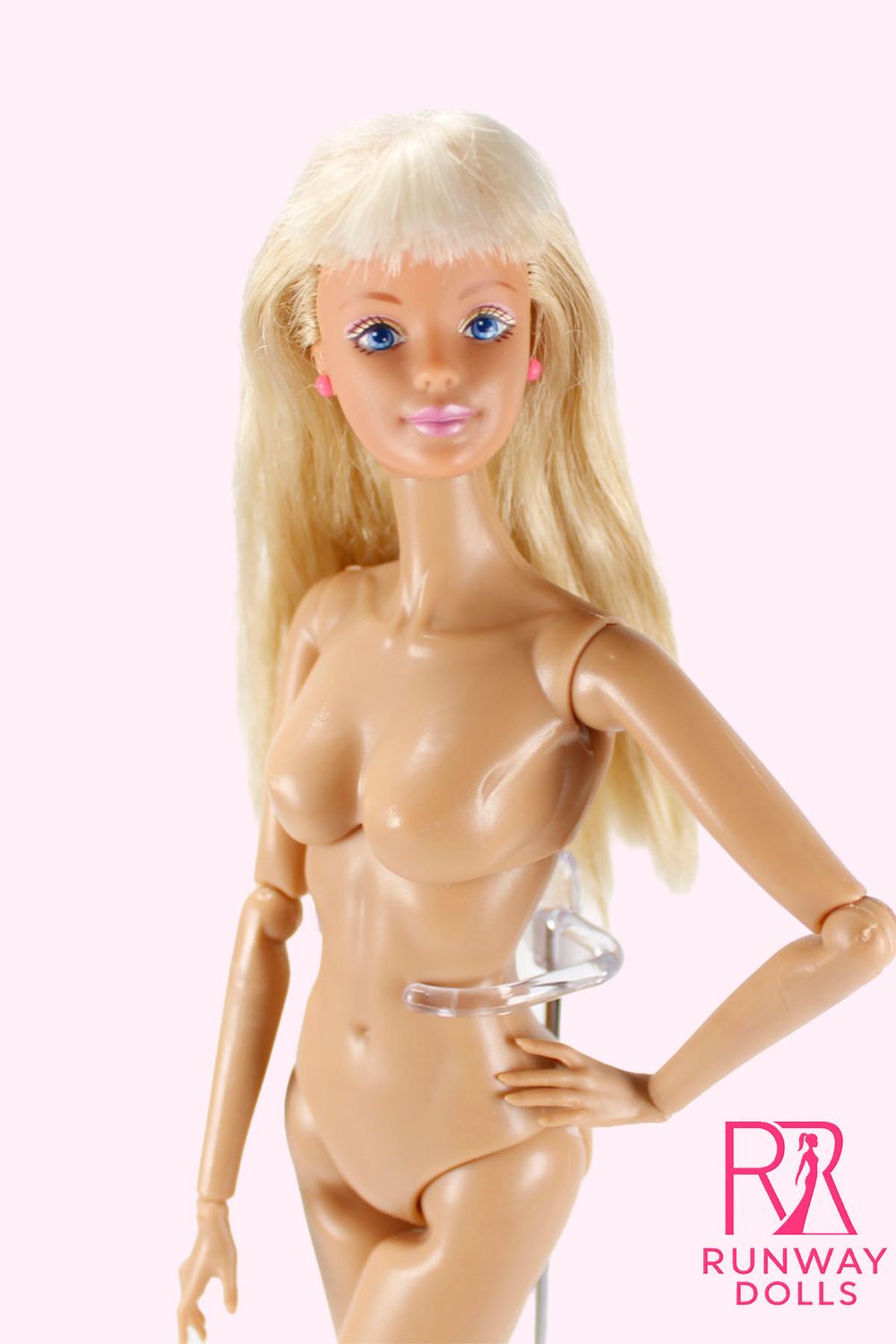 Runway Dolls: 12.5" Nude Custom Superstar Barbie Doll