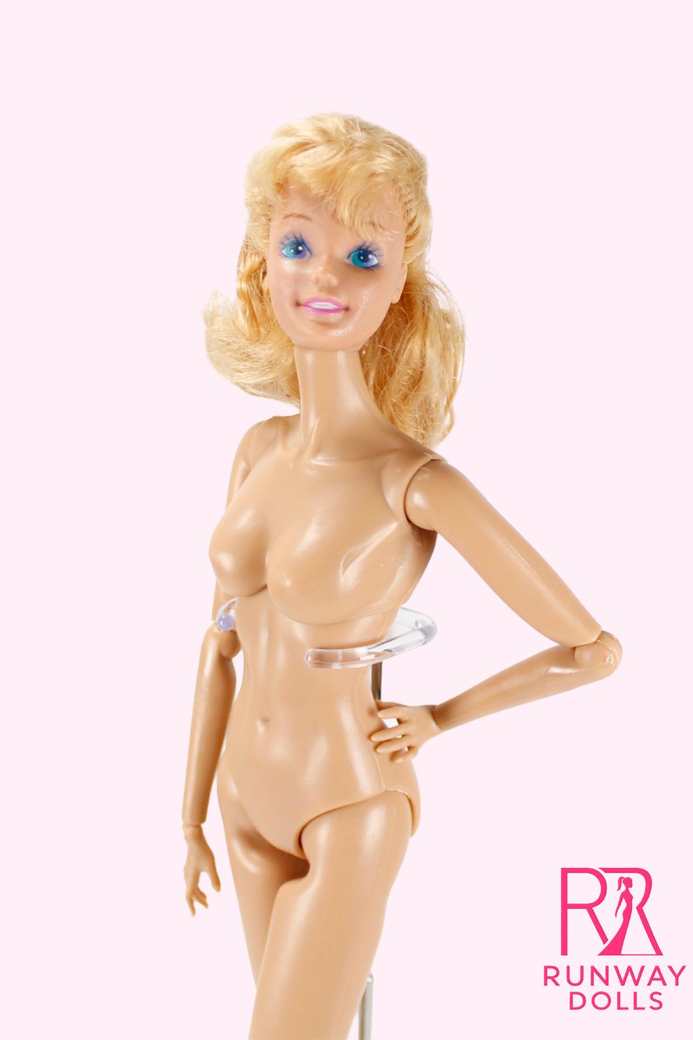 Runway Dolls: 12.5" Nude Custom Superstar Barbie Doll