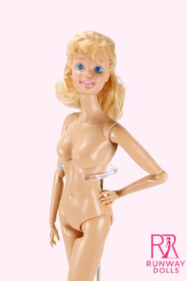 Runway Dolls: 12.5" Nude Custom Superstar Barbie Doll