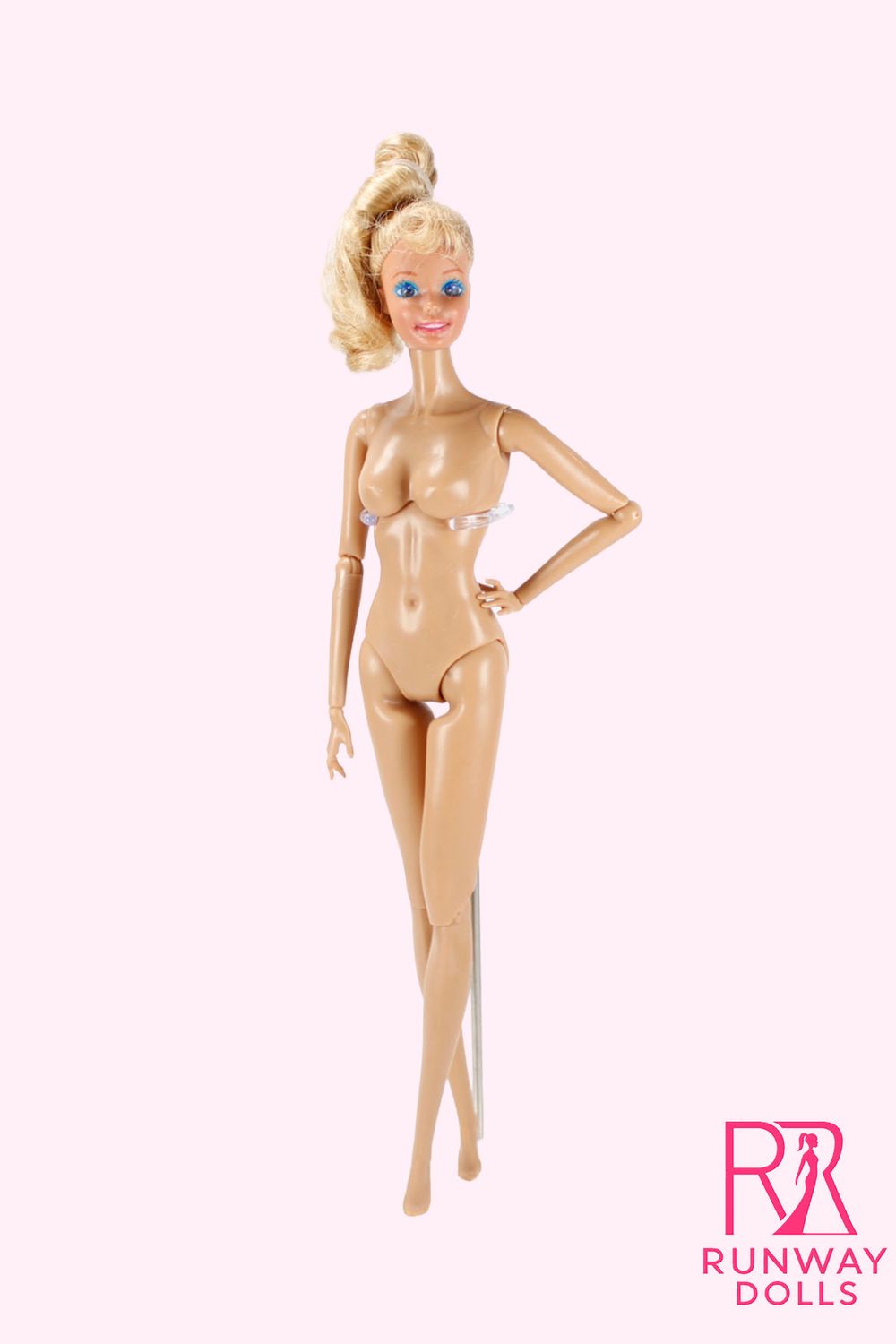 Runway Dolls: 12.5" Nude Custom Superstar Barbie Doll