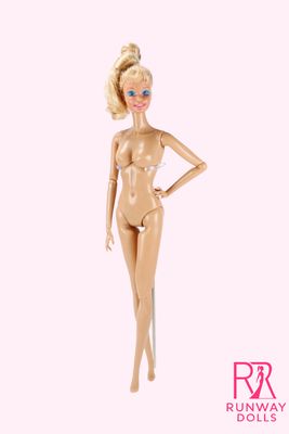 Runway Dolls: 12.5" Nude Custom Superstar Barbie Doll