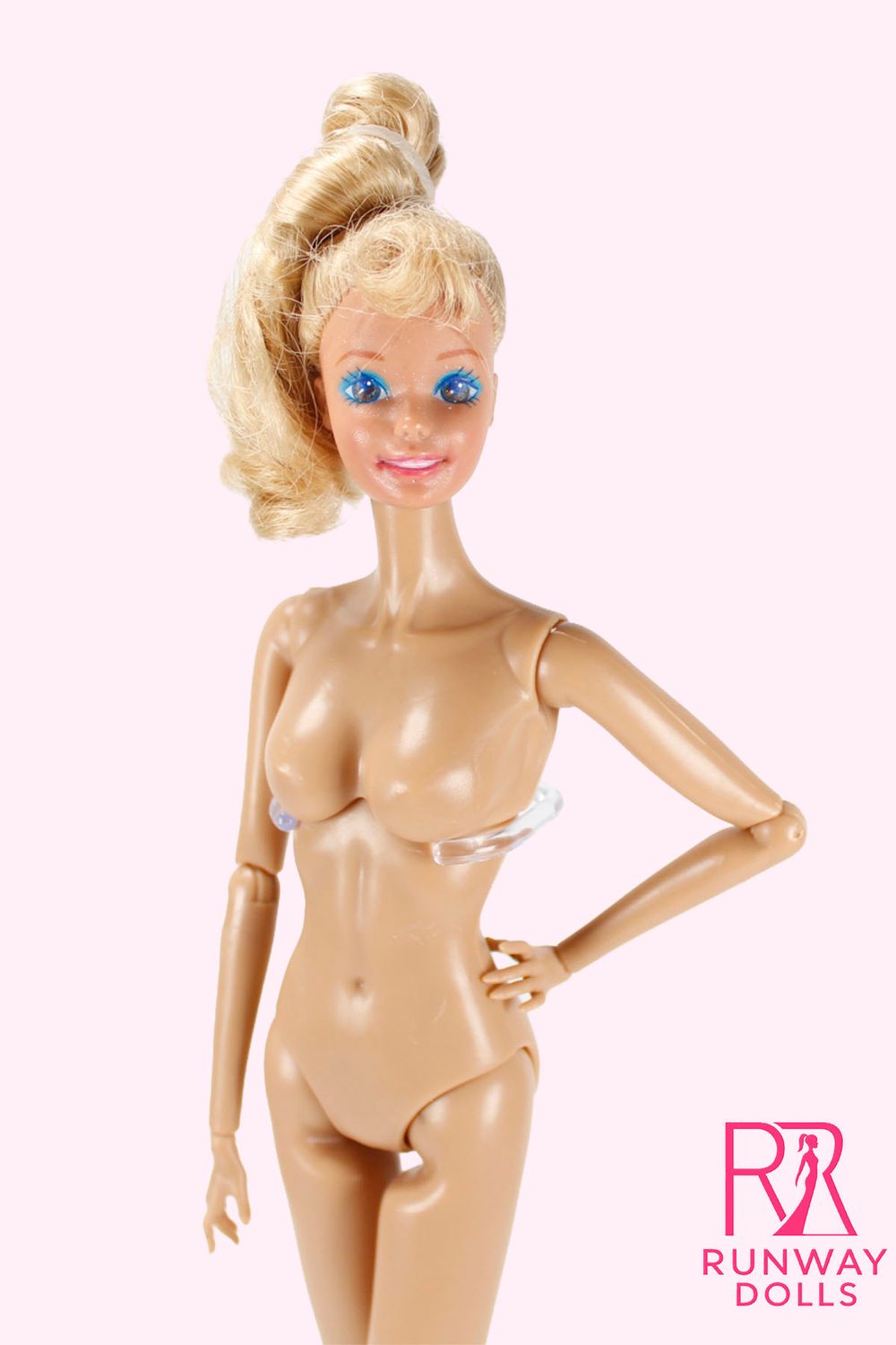 Runway Dolls: 12.5" Nude Custom Superstar Barbie Doll