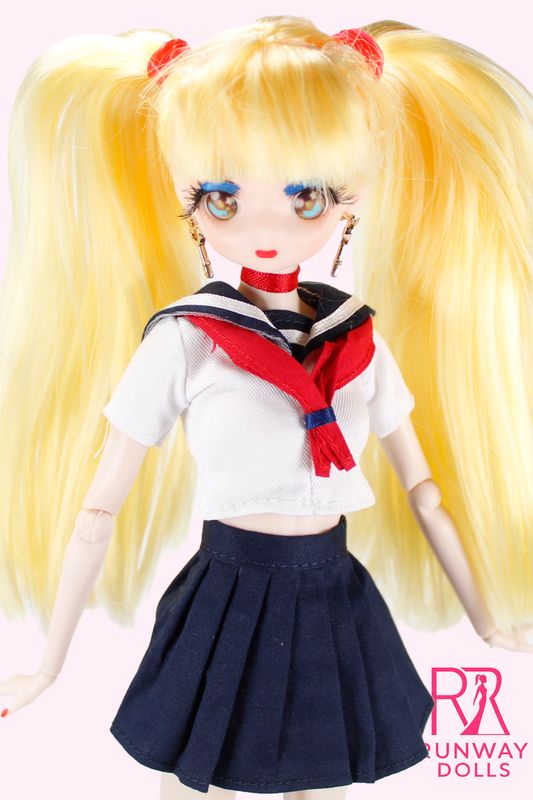 Runway Dolls: "Moon Power" Luna Custom Anime Doll