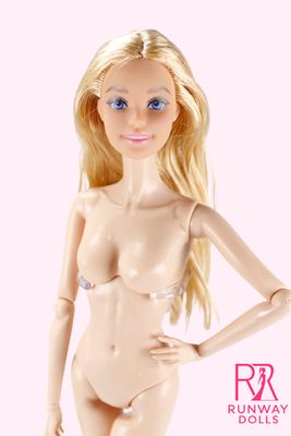 Runway Dolls: 12.5" Nude Custom Supermodel Barbie Doll