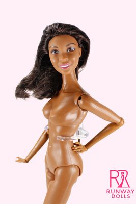 Runway Dolls: 12.5" Nude Custom Supermodel Barbie Doll