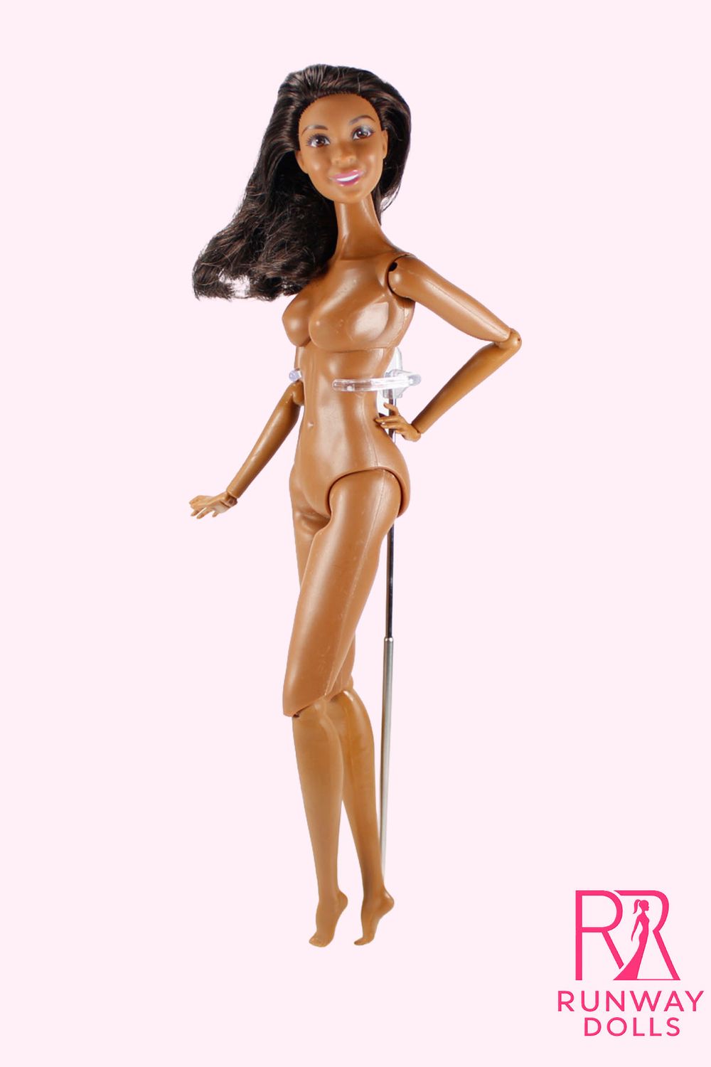 Runway Dolls: 12.5" Nude Custom Supermodel Barbie Doll