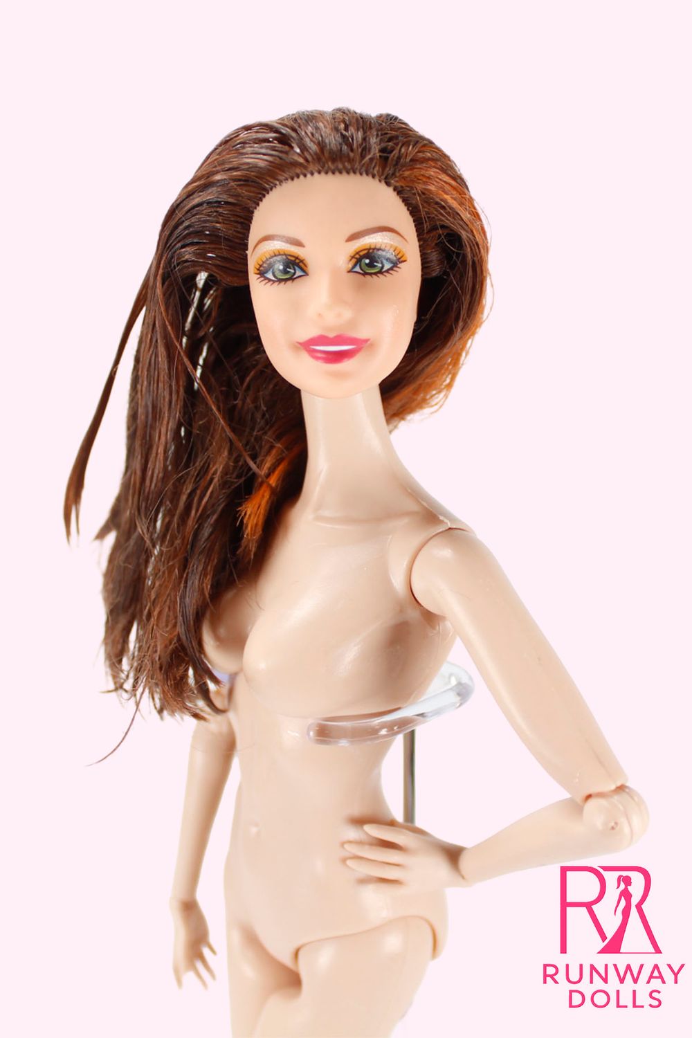 Runway Dolls: 12.5" Nude Custom Supermodel Barbie Doll