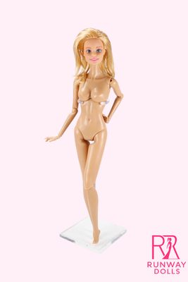 Runway Dolls: 12.5" Nude Custom Supermodel Barbie Doll