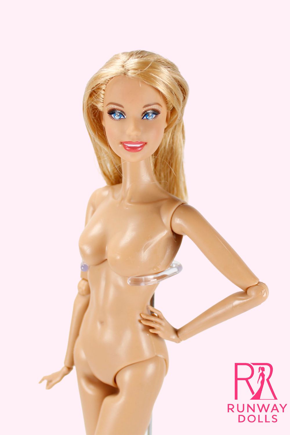 Runway Dolls: 12.5" Nude Custom Supermodel Barbie Doll