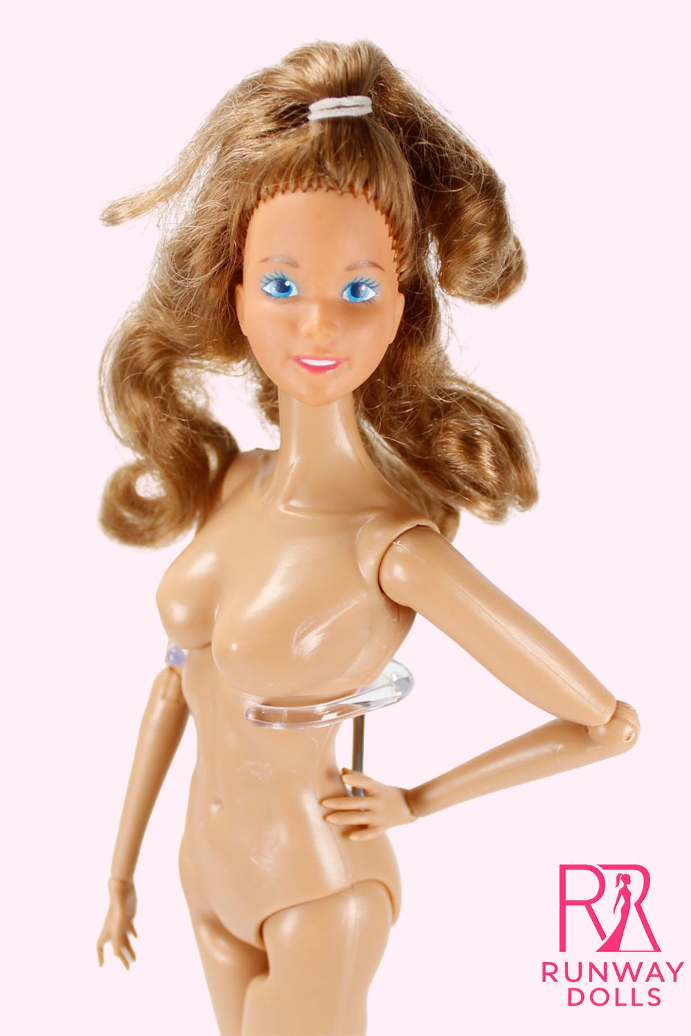 Runway Dolls: 12.5" Nude Custom Superstar Barbie Doll
