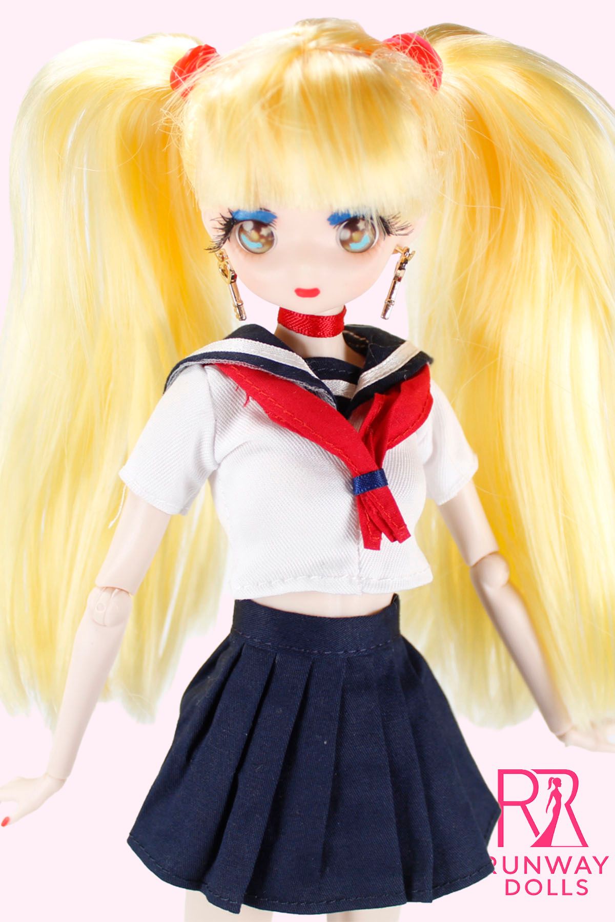 Runway Dolls: "Moon Power" Luna OOAK Anime Doll img