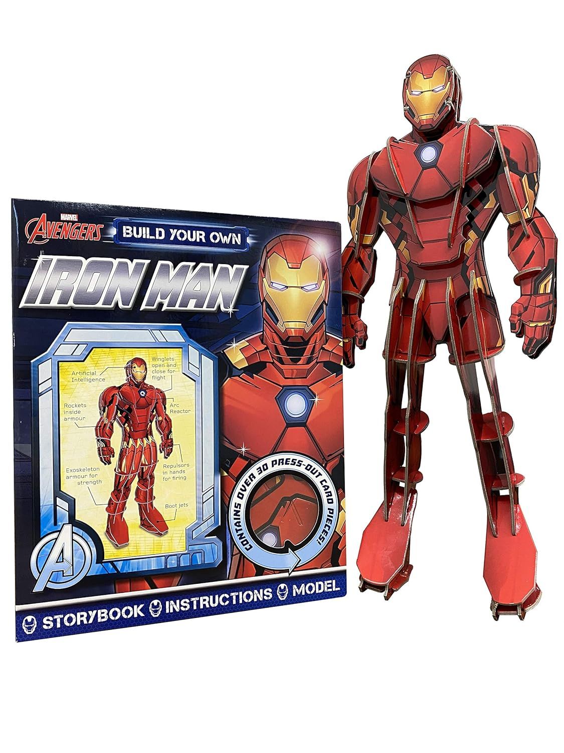 2020 Marvel Avengers: Build Your Own Iron Man Storybook &amp; Model