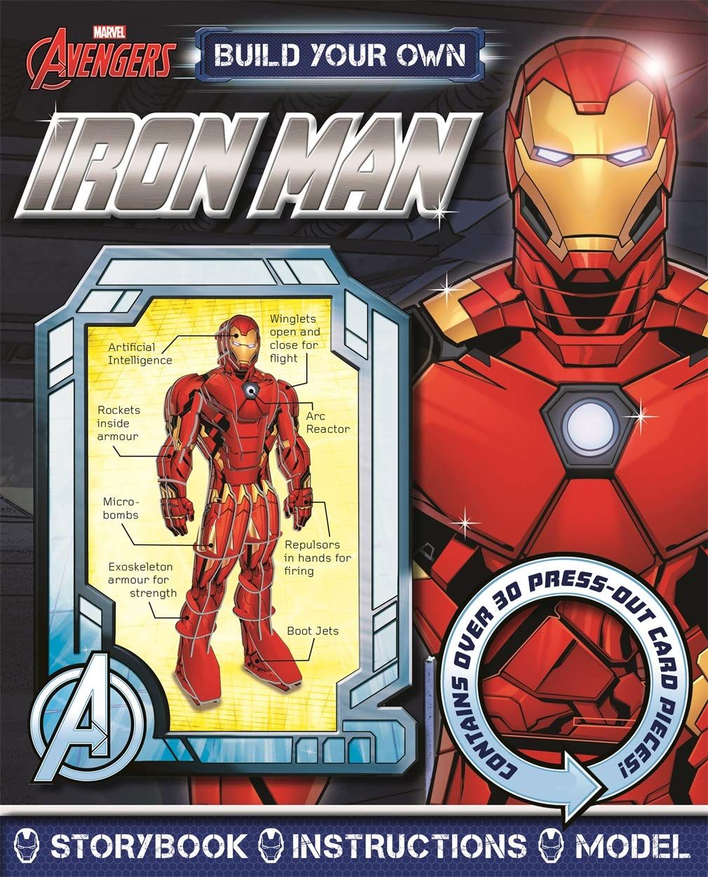 2020 Marvel Avengers: Build Your Own Iron Man Storybook &amp; Model