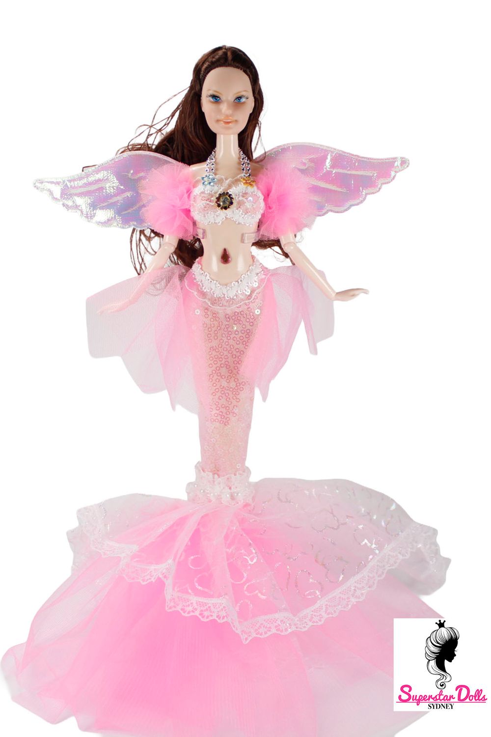 11.5" "Fantasy Mermaid" (Superstar Barbie Style) Clone Fashion Doll