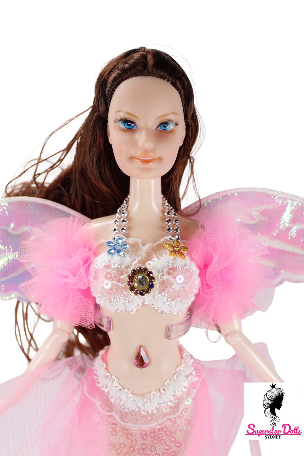 11.5" "Fantasy Mermaid" (Superstar Barbie Style) Clone Fashion Doll