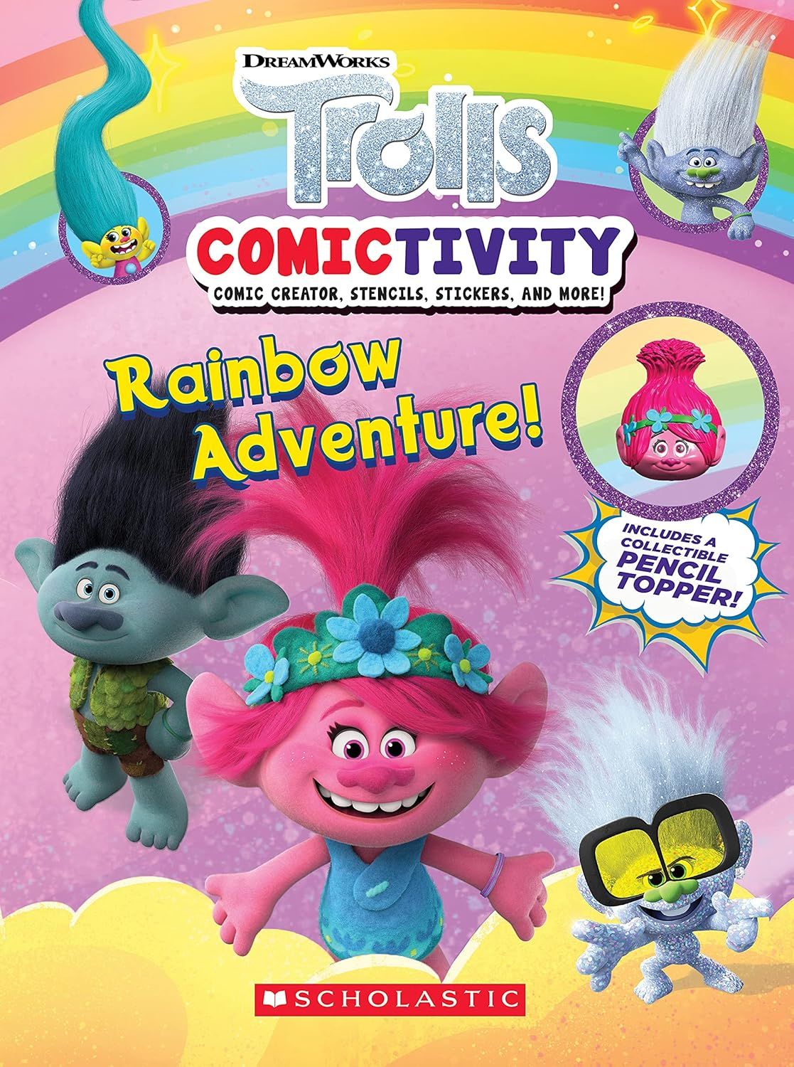 2021 DreamWorks Trolls Comictivity: Rainbow Adventure Activity Book