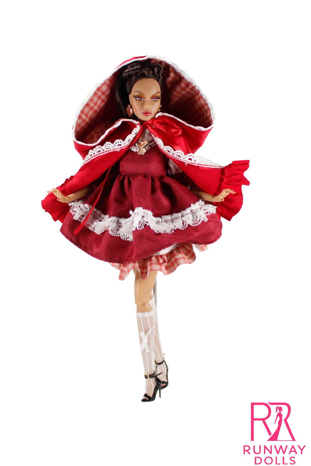 Runway Dolls: Penelope as "Little Red Riding Hood" OOAK Doll
