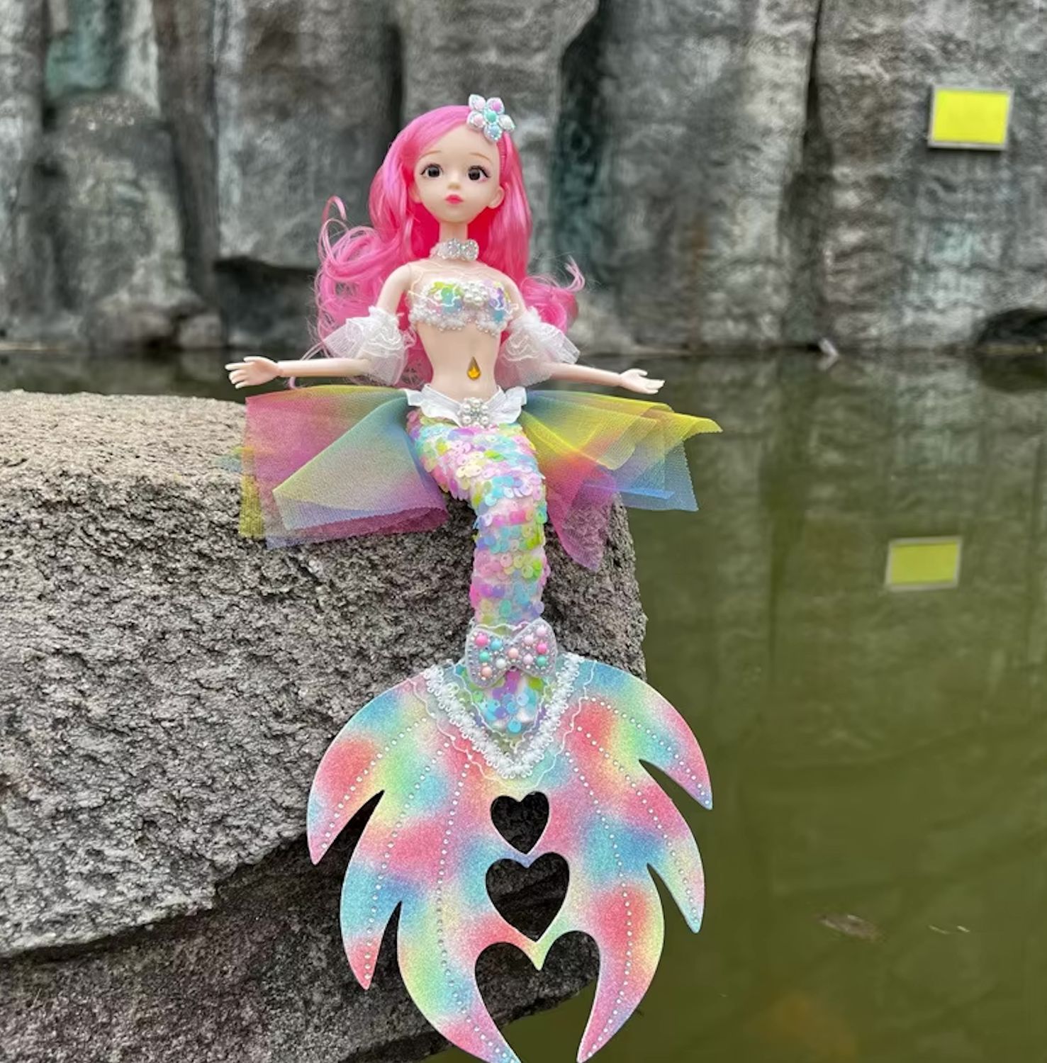 11.5" "Fantasy Mermaid" (BJD Style) Articulated Fashion Doll