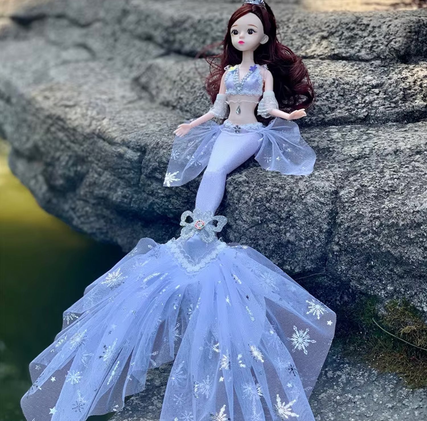 11.5" "Fantasy Mermaid" (BJD Style) Articulated Fashion Doll