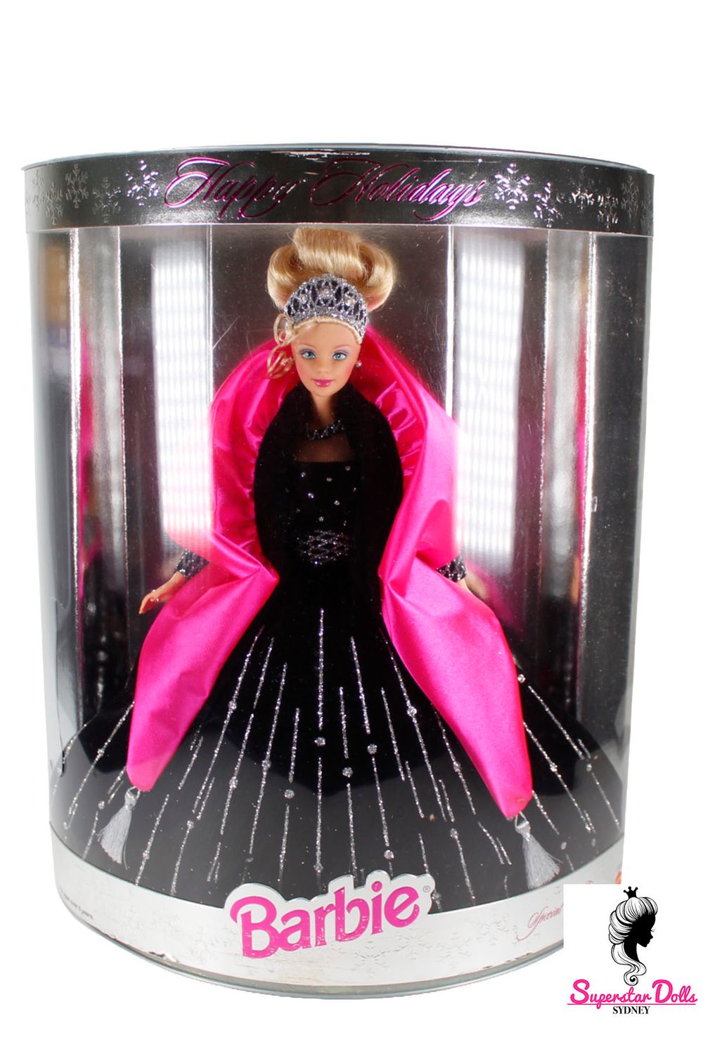1998 Special Edition: "Happy Holidays" Barbie Doll- RARE BOX ERROR EDITION