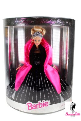 1998 Special Edition: "Happy Holidays" Barbie Doll- RARE BOX ERROR EDITION