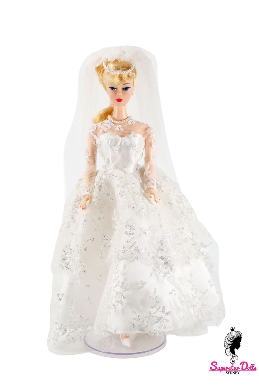 1996 Limited Edition: "Wedding Day-Blonde" Vintage Reproduction DE-BOXED Barbie Doll