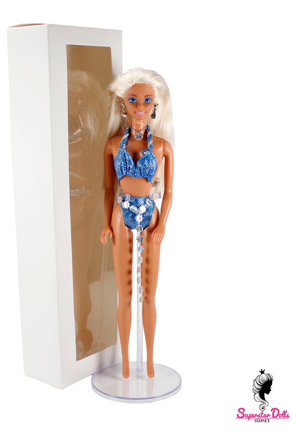 1995 "Sparkle Beach" De-Boxed Barbie Doll