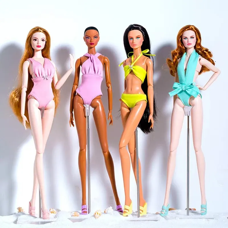 4 X XianXian "Colourful Candy" Swim Set for 11.5-12.5" Fashion Dolls-Y194/Y191/Y193/Y192