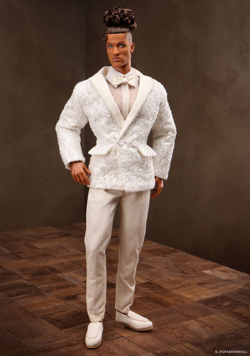 2025 JHDFASHIONDOLL "8th Anniversary: White Gala" Beck 13" Dressed Doll