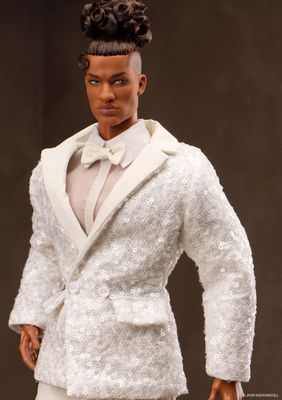 2025 JHDFASHIONDOLL "8th Anniversary: White Gala" Beck 13" Dressed Doll