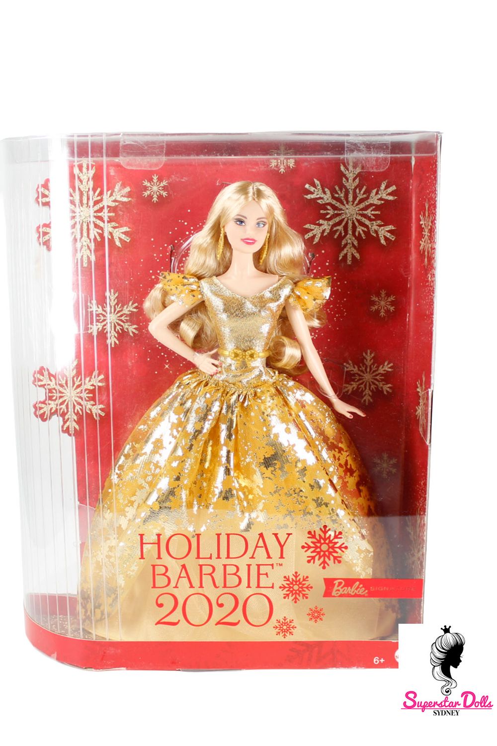 2020 Barbie Signature: "Holiday" Barbie Doll-Blonde