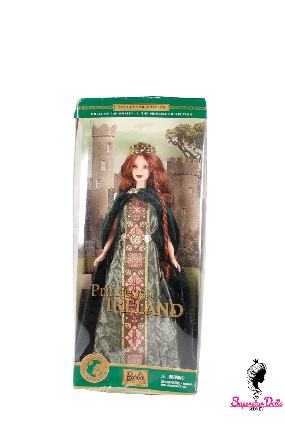 2001 Collector Edition: "Princess of Ireland" Barbie Doll from the Dolls of the World Collection