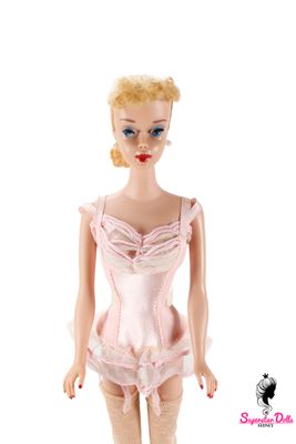 Vintage 1959 Blonde #4 Dressed Ponytail Barbie Doll