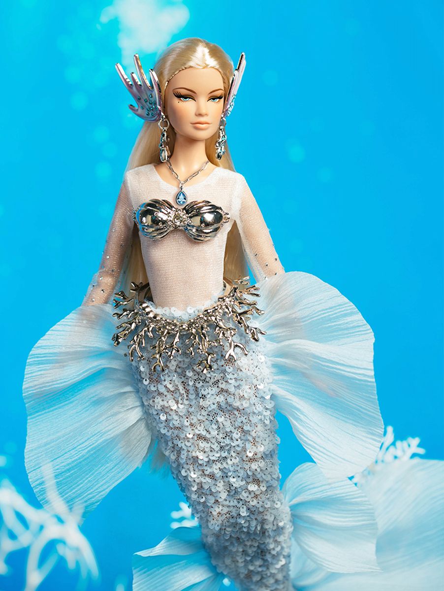 PRE-ORDER XianXian Supermodel "The Mermaid Collection" Kendell Doll-Blue