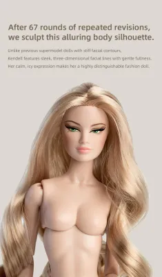 PRE-ORDER 12.5"/32cm XianXian Princess "Kendell" FR52 Nude Supermodel Doll