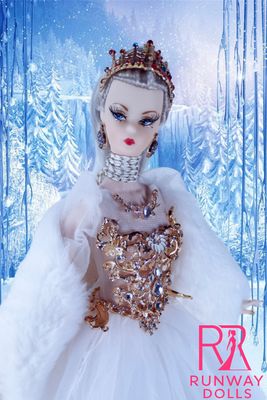 2026 Runway Dolls: "The Snow Queen" Miss B.M Roberts 12.5" Custom Fashion Doll