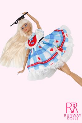 Runway Dolls: Miss Roberts as "Alice in Wonderland" Custom Doll