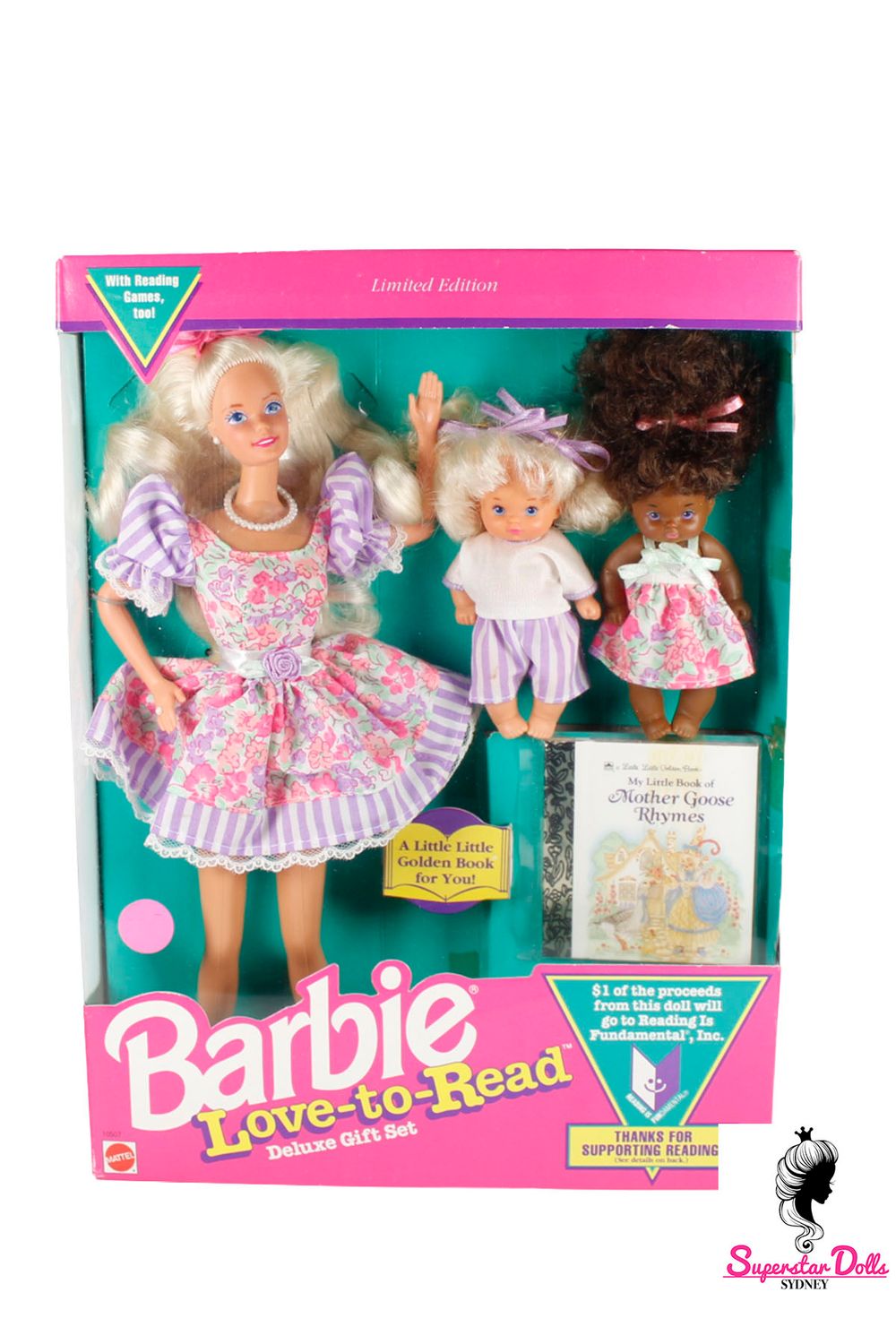1992 Limited Edition: "Love-To-Read" Barbie Doll Deluxe Gift Set