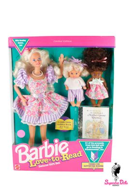 1992 Limited Edition: "Love-To-Read" Barbie Doll Deluxe Gift Set