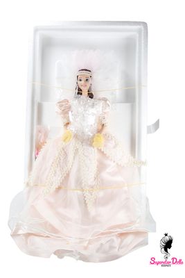 1996 Limited Edition: "Blushing Orchid Bride" Porcelain Barbie Doll
