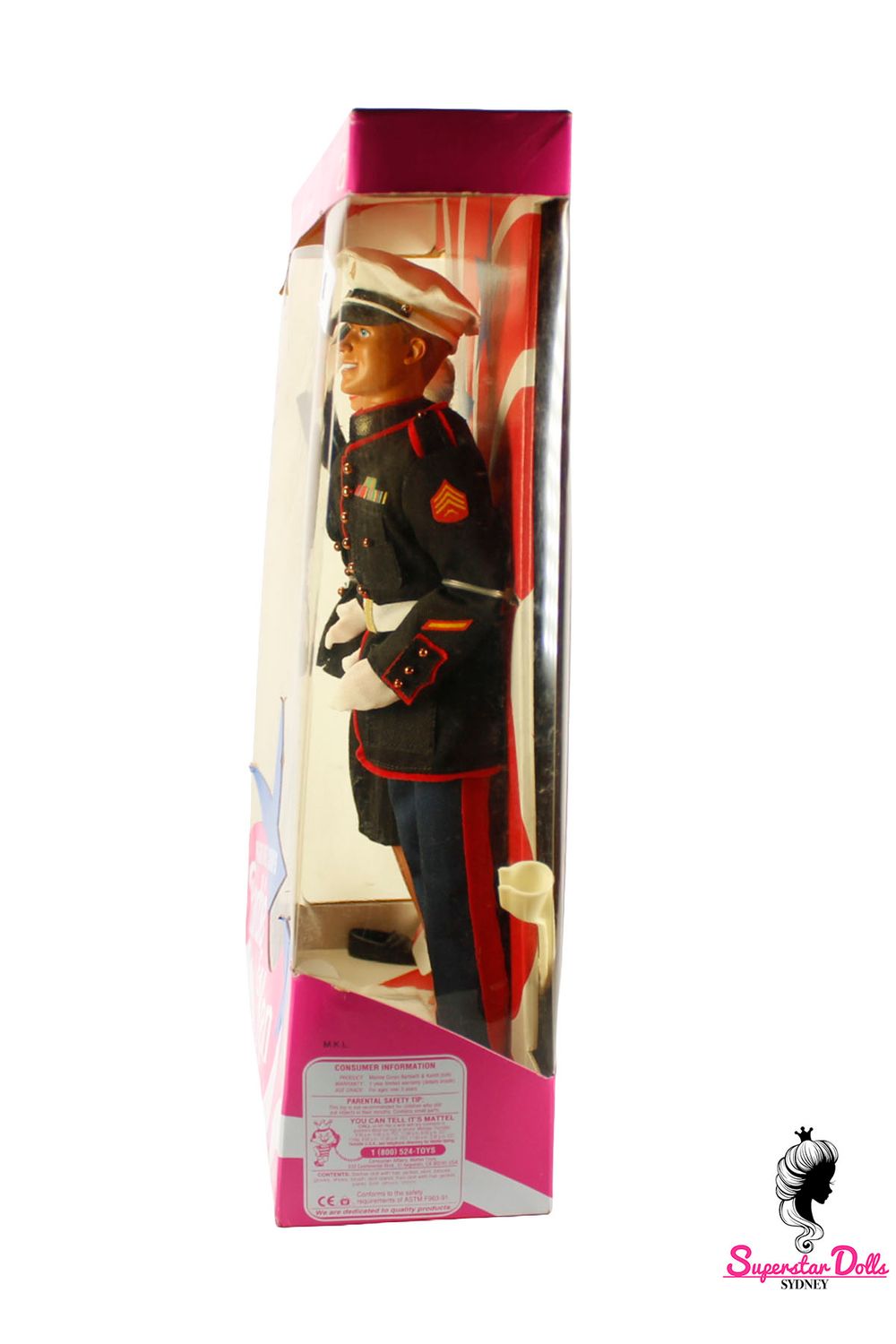 1991 Second Edition: "Stars'n Stripes: Marine Corps" Barbie &amp; Ken Doll Gift Set