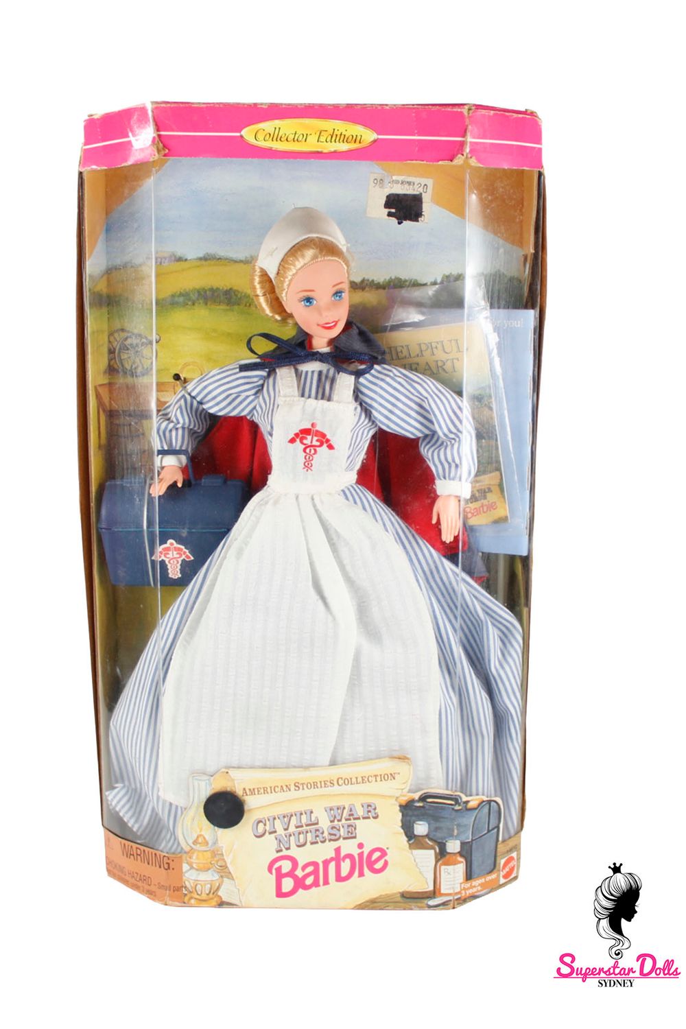 1995 Collector Edition: "Civil War Nurse" Barbie Doll from the American Stories Collection