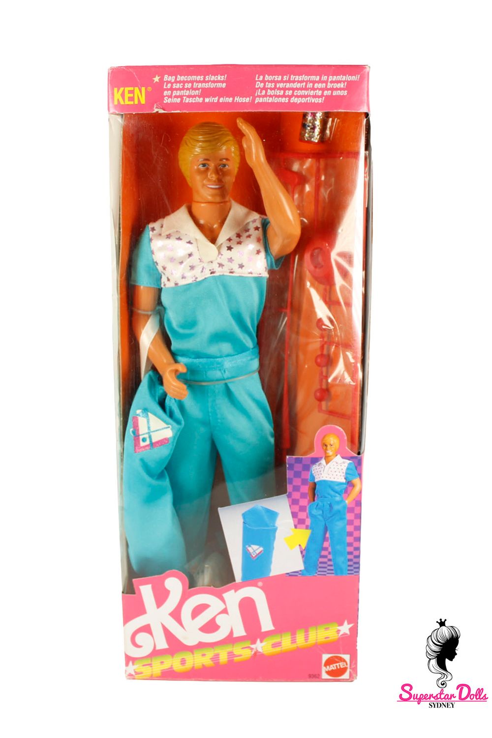 1989 "Sports Club" Ken Barbie Doll
