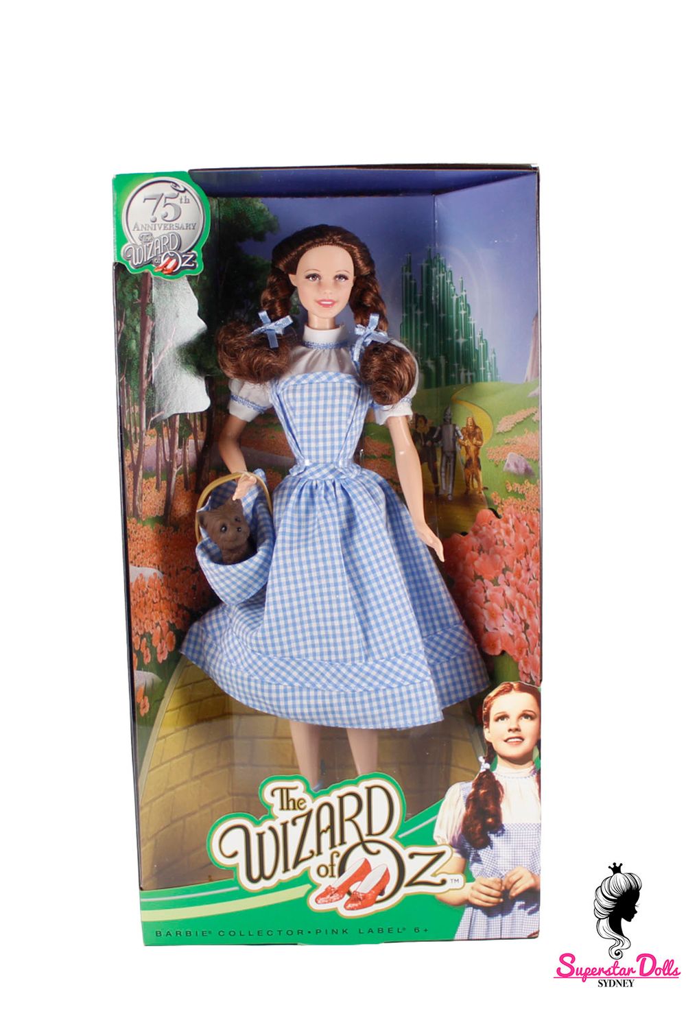 2012 Barbie Collector-Pink Label: "The Wizard of Oz-Dorothy" Barbie Doll-75th Anniversary Edition